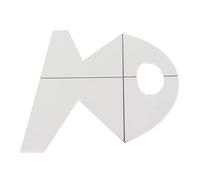 HEEPDD Modèle de Bol Confortable, Modèle de Sac de Panier en Acrylique, Guide de Coupe de Précision pour les Projets de Couture à Domicile et de Bricolage de Bol Confortable, 10 Pouces, Broderie