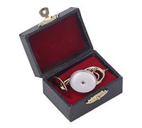 HEEPDD Modèle de Tuba Miniature, Base en Laiton plaqué or, Cadeau d'instrument de Musique Parfait pour les Amateurs de Musique et les Collectionneurs