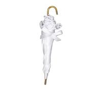 HEEPDD Modèle Miniature de Parapluie en Dentelle pour Maison de Poupée, Cadre en Alliage de Tissu, Petit Accessoire de Photographie de 8,5 Cm pour la Décoration de Scène, Présentoir de Boîte de