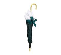 HEEPDD Modèle Miniature de Parapluie en Dentelle pour Maison de Poupée, Cadre en Alliage de Tissu, Petit Accessoire de Photographie de 8,5 Cm pour la Décoration de Scène, Présentoir de Boîte de