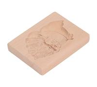 HEEPDD Moule à Biscuits en Bois sculpté (Père Noël)
