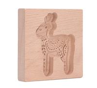 HEEPDD Moule à Biscuits en Bois sculpté (Petit motif de cerf)