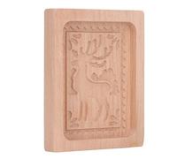 HEEPDD Moule à Biscuits en Bois sculpté (Type 3)