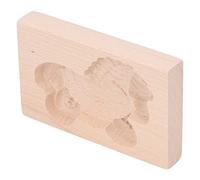 HEEPDD Moule à Biscuits Mignon, Tampon à Biscuits Animal en Bois de Hêtre Réutilisable, Idéal pour la Pâtisserie des Enfants et la Conception de Hérisson (Cheval de Troie)