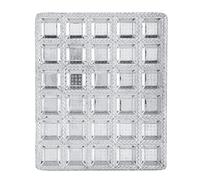 HEEPDD Moule à Raviolis en Alliage d'aluminium, Outil de Cuisine, Accessoires de Cuisine de Haute qualité pour une Fabrication de Pâtisserie Effort, Réutilisable 19,6 X 16,5 Cm pour les Cuisiniers