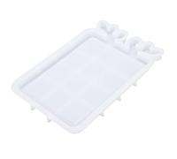 HEEPDD Moule de Plateau en Silicone en Forme de Bois de Cerf, Moulage et Moulage, Plateau de Service en Résine pour le Stockage de Bijoux, Décoration Artisanale, Moule à Plaque Carrée Flexible et