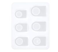 HEEPDD Moule de Silicone à Anneau en Résine, 6 Tailles d'Anneau de Doigt Bijoux de Coulée de Résine de pour Bijoux Faisant des Anneaux de Bricolage Pendentifs Artisanat Décoration Nan