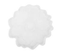 HEEPDD Moule en Résine de Silicone, Moule de Plateau de Fleurs Flexible et Indéchirable Réutilisable pour la Fabrication de Plateaux, Sous-verres, (B11H37 Grande assiette (Dia35,5 cm/13,98 pouces))