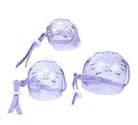 HEEPDD Moupe du Chat, 3pcs Muzzle Anti- Bouchle Couverture de Bouche Respirante Transparent Chat Couvre de Chien Anti-Morsure