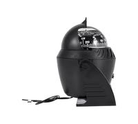 HEEPDD Navigation Marine Bateau Voiture Plastique ABS Durable pour Utilisation en Extérieur Boussole Pivotante de Haute Précision Lumière LED Nan Alpinisme et Camping