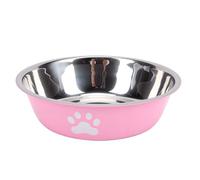 HEEPDD Nécessités Quotidiennes pour Chien Gamelle en Acier pour Animaux de Compagnie avec Base en Caoutchouc et Couleurs Vives Fournitures Multifonctions et Pratiques pour Animaux de Compagnie pour
