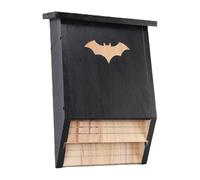 HEEPDD Nichoir pour Chauves-Souris, Maison pour Chauves-Souris, Facile à Installer, Nichoir Extérieur en Bois à Double Chambre pour Jardin, Cour et Espaces Respectueux de l'environnement,