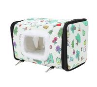 HEEPDD Nid d'oiseau en Velours, Cabane à Suspendre en Coton, Cabane en Peluche, Cachette Moelleuse, Lit de Couchage d'hiver, Maison Chaude pour Conure, Inséparable, Perruche, Perruche, Calopsitte,