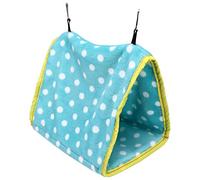 HEEPDD Nid d'oiseau Nan pour Cage Pliable et Portable en Flanelle, Tente Suspendue pour Petits Animaux avec Crochets, Perroquets, Hamsters, écureuils, Accessoires pour Oiseaux, Cachette, Perruches