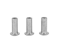 HEEPDD Noix Plate M6 M8 Plat Premium Connecteurs Durables Forts pour Meubles 270g (M6 * 20 (30pcs))