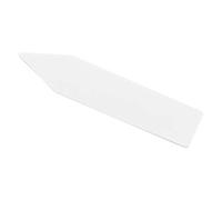 HEEPDD NOM de la Plante Tag, 100 PCS PLAST FLOWER PLANT NOM PAZE BALLEME MARCHE MARCHEUR ÉQUIPE PLANTER (WHITE)