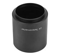 HEEPDD Objectif d'appareil Photo 2X Convertisseur d'Objectif Téléconvertisseur pour Monture M42 Mm, Alliage 'Aluminium et Verre Optique, Noir, 650-1300 Mm, Photographie Animalière, Léger pour