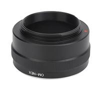 HEEPDD Objectif d'appareil Photo FOTGA Om-NEX Adaptateur d'Objectif pour Om vers Appareils Photo E Mount, Mise au Point Manuelle, Alliage 'Aluminium, Noir pour vers Appareils E Mount, Mise au