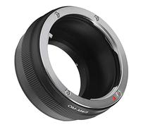 HEEPDD Objectif de Caméra FOTGA OM-4/3 Adaptateur d'Objectif pour Om vers Appareil Photo à Monture M4/3, Alliage d'aluminium, Mise au Point Manuelle, Noir pour vers Appareil Photo à Monture M4/,