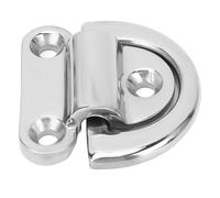 HEEPDD Oeil Pliable de qualité Marine, Acier Inoxydable Antirouille, Anneau en D Robuste pour Bateaux et Yachts (8 millimètres)