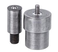 HEEPDD Oeillet de Presse à Main, Moule de Poinçon d'œillet en Métal, Outil d'Oeillet de 3 Mm pour la Fabrication de Bijoux, l'artisanat de Bricolage, les Vêtements et les Accessoires (4mm)