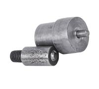 HEEPDD Oeillet de Presse à Main, Moule de Poinçon d'œillet en Métal, Outil d'Oeillet de 3 Mm pour la Fabrication de Bijoux, l'artisanat de Bricolage, les Vêtements et les Accessoires (5,0 mm)