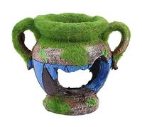 HEEPDD Ornement d'aquarium, Ornement de Vase en résine d'aquarium Aquarium décorations de Paysage sous-Marin caché pour Poisson