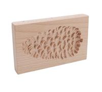 HEEPDD Outil de Gaufrage 3D pour Machine à Biscuits en Bois, Design Familial, Bois de Hêtre, Finition Alimentaire, Parfait pour les Biscuits, Muffins, Gâteaux et Plus
