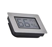 HEEPDD Outil de Jauge d'humidité de la Température Intérieure, Hygromètre Thermomètre Numérique ABS avec écran LCD pour Armoire de Stockage de Cigares à la Maison et Surveillance de Garde-robe