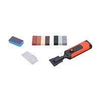 HEEPDD Outil de Réparation de Carrelage, Blocs de Cire de Couleurs, Stylo Chauffant électrique pour Bricolage, Outil de Réparation de Carrelage en Porcelaine et en Pierre, Matériau ABS avec Outils