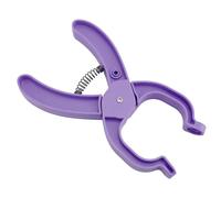 HEEPDD Outil de sécurité pour les Yeux, Conception Ergonomique en Plastique pour Installer des Yeux et des Rondelles de 5 à 30 Mm sur des Poupées avec des Rondelles Compatibles po (PURPLE)