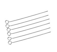 HEEPDD Outil d'inoculation en Polypropylène Outil de Stries Cellulaires, Boucle d'inoculation en Nichrome, 'inoculation Réutilisable 50 Pièces pour la Recherche en Laboratoire et l'enseignement