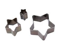 HEEPDD Outil Durable en Acier au Carbone pour le Travail du Cuir, les Amateurs d'artisanat de Bricolage, Ensemble de Coupe-poinçon en Forme d'étoile, Articles en Cuir de Haute Nan