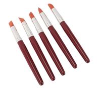 HEEPDD Outils d'Argile en Argile, Outils de Sculpture en en Silicone, Poignée Lisse pour le Travail de Détail, Plusieurs Formes de Polyvalence, Fabriquées à Partir de Silicone, Adaptées à Divers