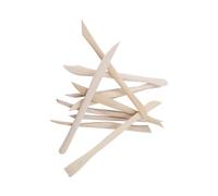 HEEPDD Outils de Modélisation en Argile en Bois établi pour la Sculpture en Argile en polymère: 10 Pièces de Bricolage avec Différentes Formes D'outils