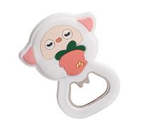 HEEPDD Ouvre-bouteille Magnétique de Forme Animale, Ouvre-bière en Métal en PVC pour la Fête à Domicile, Office Nan (Lamb blanc 18.5x14.5 cm)