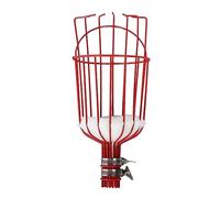 HEEPDD Panier de Tête de Collecte de Fruits Amovibles Efficace pour Les Hauts Lieux, Empêchez L'accessoire de Récolte des Fruits D'oxyde Idéaux pour Les Avocats, Orange, Matériaux de Fer de la