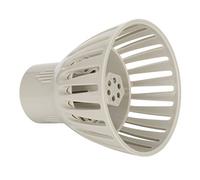 HEEPDD Panier d'écumoire de Piscine, Crépine en Plastique avec Conception en, Idéal pour Le Nettoyage des Piscines et des étangs, Taille 50MM (Calibre 75MM)