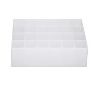 HEEPDD Paniers de Rangement à Domicile Bacs et Conteneurs 24 Grilles Porte-Rouge à Lèvres, Organisateur de Maquillage, Boîte de Rangement à Rouge à Lèvres élégante pour Outils de Maquillage Supplies