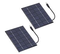 HEEPDD Panneaux Solaires à Haute efficacité de Conversion, Chargeur de Batterie Portable en Polysilicium 3,7 V pour Lampes Solaires, Parfait pour le Camping