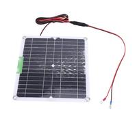 HEEPDD Panneaux Solaires Panneau Solaire Monocristallin à Haut Rendement pour Camping-car, Bateau, Camion, Alimentation Extérieure, Kit de Panneau 20 W avec Contrôleur de Charge MPPT, Jardinage