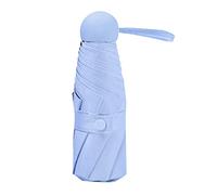 HEEPDD Parapluie Capsule, Parapluie Léger et Portable à 5 Sections pour Activités de Plein Air, Mini Poche Résistante aux, Nécessités Quotidiennes de la Maison (BLUE)