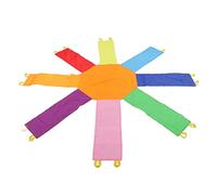 HEEPDD Parapluie de jeu amusant, parapluie octogonal arc-en-ciel résistant à l'usure pour les cours parentaux pour les écoles (3,6 m/11,8 pieds)
