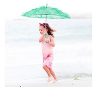 HEEPDD Parapluie en Dentelle, élégant et élégant, adapté aux Fêtes de Mariage, Bonne pour la Catégorie des Festivals de Photographie (Green)