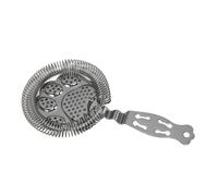 HEEPDD Passoire à Cocktail en Acier Inoxydable, Outil de Bar à Mailles Fines pour Barmen et Usage Domestique, Filtre les Solides de Glace en Douceur, Poids de 3,3 Oz, l'Acier 304 Améliore (BLACK)