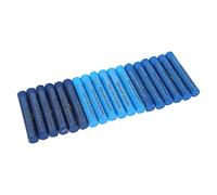 HEEPDD Pastels 18pcs Blue Huile Pastels, Cracks Soft Crayons de Couleur Single Crayons Professional Drawing Art Set For Kids Adults Experts Art Color Coloriage Sketching Drawing Painting Metting Nan