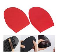 HEEPDD Patchs de Réparation de Couture 1 Paire Taft à Chaussures sans Glissement, Semelle en Caoutchouc Semelle Protector Bottom Grip Tads pour Chaussures en Cuir Accessoires de Vêtements (rouge)