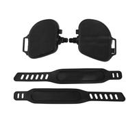 HEEPDD Pédales d'Entraînement à Domicile, Sangles Réglables, Surface Antidérapante, Filetage 1/2 Pouce, Cyclisme en Salle et Entraînement de Rééducation (Filetage 9/16 po)