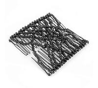 HEEPDD Peigne à Cheveux Magique, Double Peigne à Cheveux en Plastique Léger pour les événements de Mariage et de Bal (BLACK)