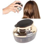 HEEPDD Peigne Applicateur pour Cuir Chevelu, Brosse de Massage pour Cuir Chevelu, Outil de Soin du avec Fenêtre Graduée pour une Distribution Uniforme et un Design (GOLD)